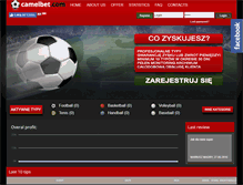 Tablet Screenshot of camelbet.com